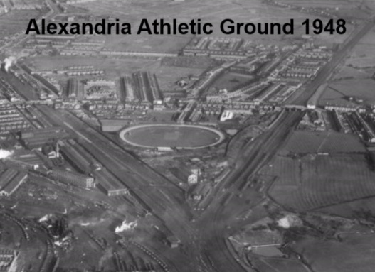Crewe - Alexandra Athletic Ground & LMR : Image credit Britain from above